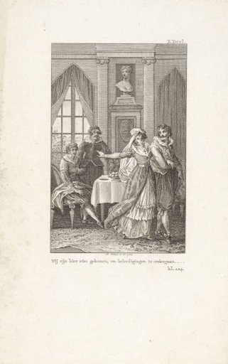 Couple leaves a room offended