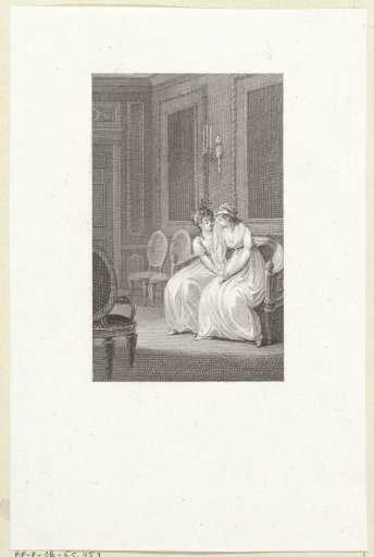 Young woman comforts her crying friend