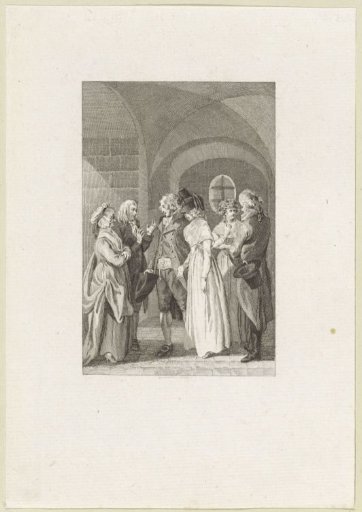 Two men and two women in conversation