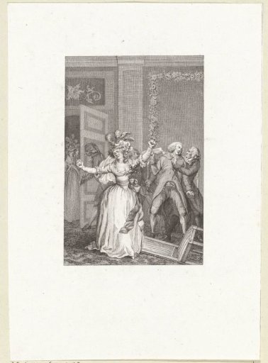 Quarrel in a room