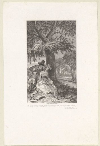 Reinhart and his wife rest in the shade of a tree