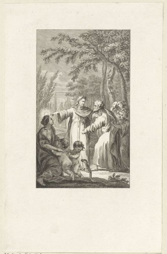 Allegory with Christ as Friendship and Judas as Deceit