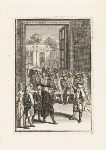 Reception of an elegant company