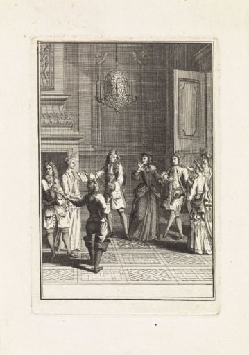 Elegant company in a room