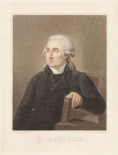Portrait of Pieter Weiland, linguist and Remonstrant preacher