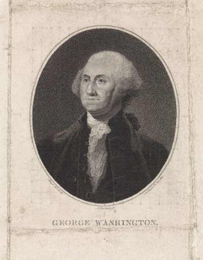 Portrait of George Washington, first President of the United States