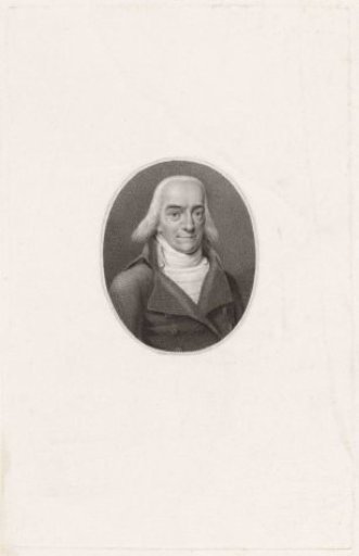 Portrait of writer Pieter Johannes Uylenbroek