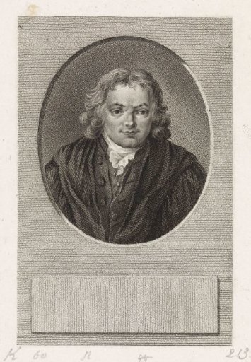 Portrait of professor Jean Luzac