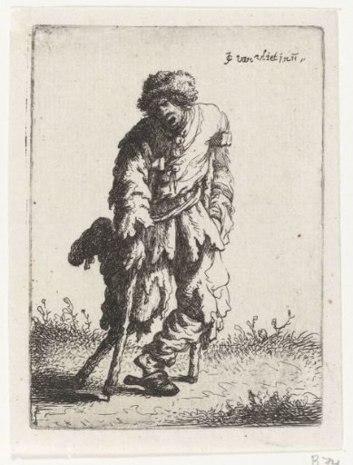 Beggar with Wooden Leg