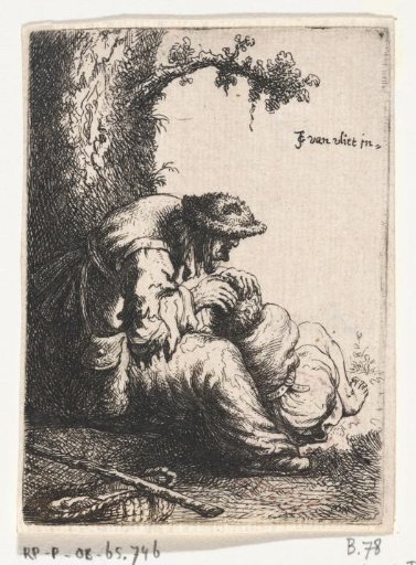 Woman picking lice from a boy