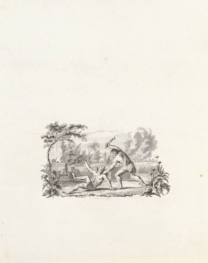 Cain slays Abel