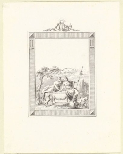Title page for: M. Bosch and A. Deken, 'Devotional Poems', 1775