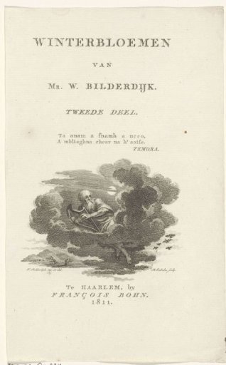 Title page for: W. Bilderdijk, 'Winter Flowers', 1811