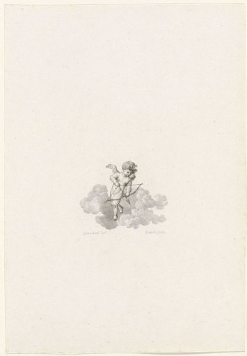 Putto with arrow and bow