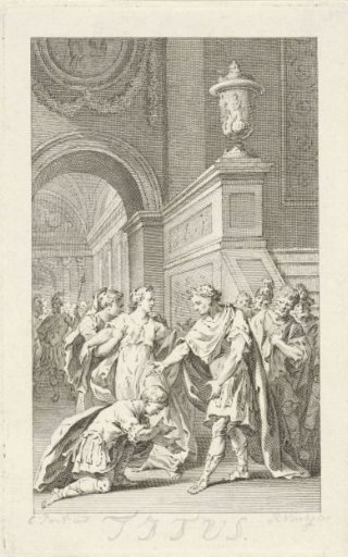 Man Kneeling Before an Emperor