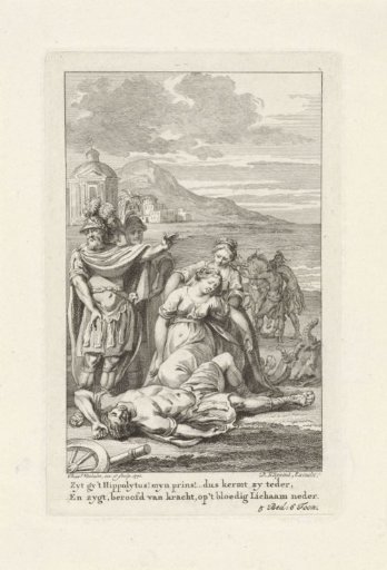 Illustration for: Jean Baptiste Racine, 'Phaedra', 1770