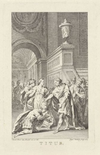 Man Kneeling Before an Emperor