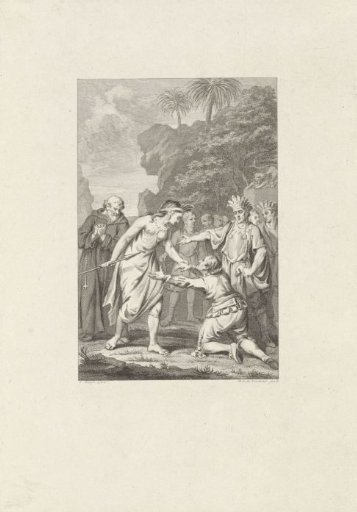 Bound Man Kneeling Before a Woman