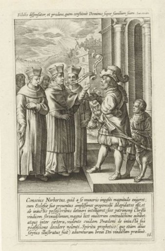 Saint Norbert Demands the Church's Possessions