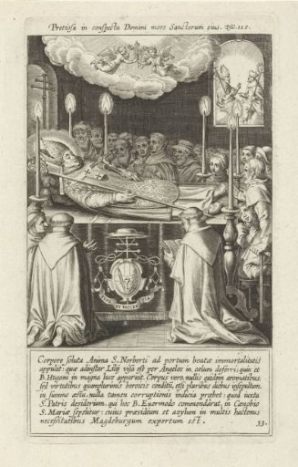 Saint Norbert, Lying in State in Magdeburg