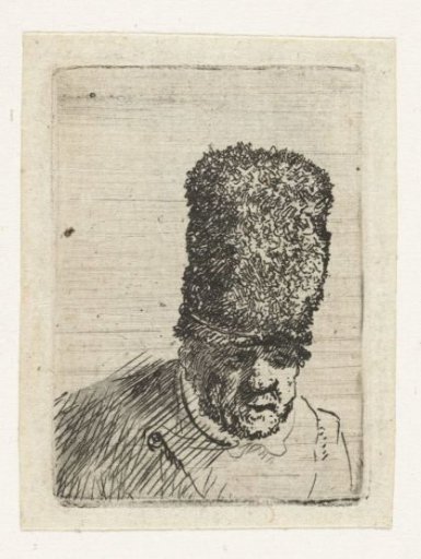 Head of an Old Man in a High Fur Hat