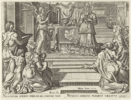 Gabriel appears to Zacharias