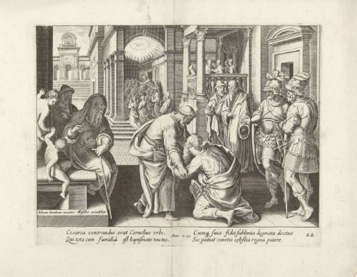 Cornelius Kneeling before Peter