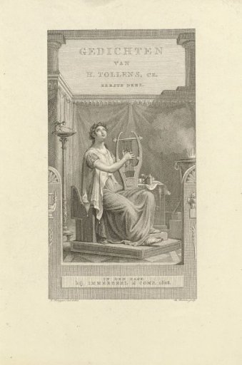 Title page for "Gedichten van H. Tollens Cz., deel 1', 1808