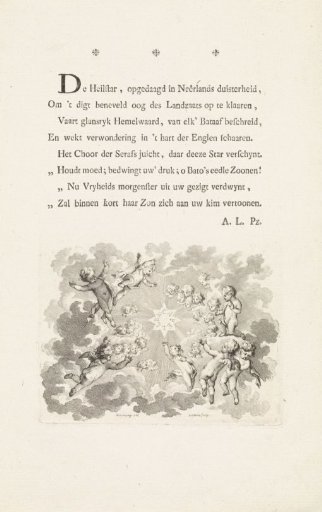 Star of Capellen surrounded by angels