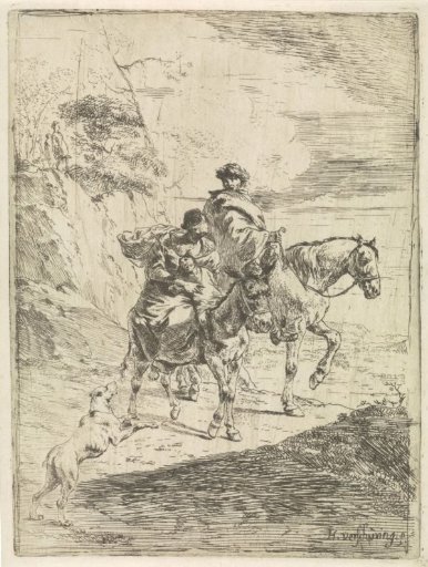 Travellers in a Mountain Landscape