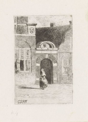 Brick Gate in a Street