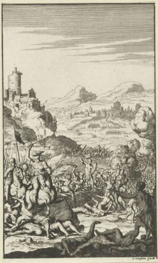 Struggle Between the Armies of Poliarchus and Ambiodorix