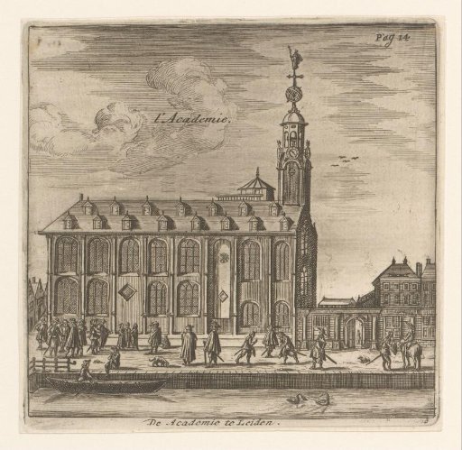 View of the Academy Building at Leiden