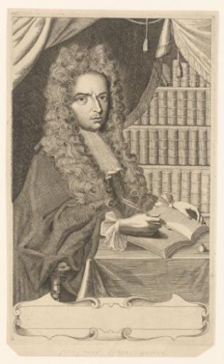 Portrait of an Unknown Man Writing in a Book