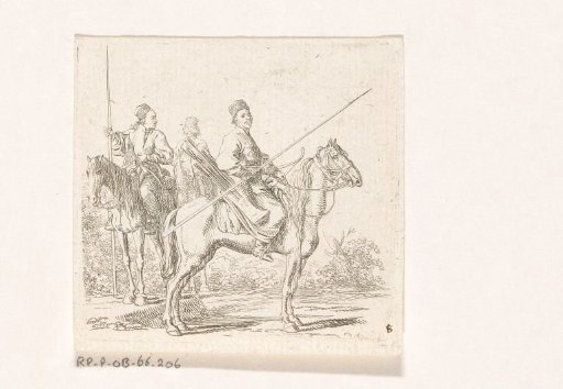 Three Bashkirs on Horseback