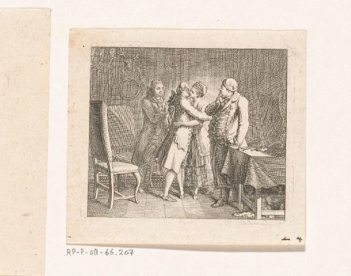 Werther Embraces Lotte