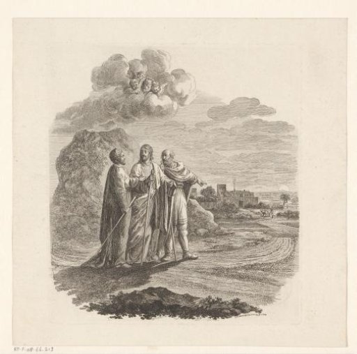Cleopas and Peter Meet Christ on Their Way to Emmaus