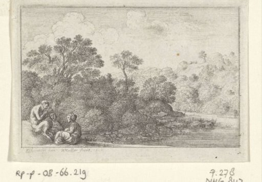 Satyr with two nymphs
