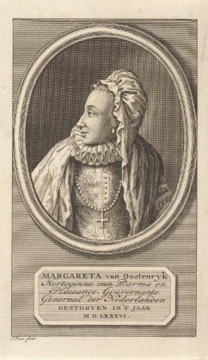 Portrait of Margaret of Parma, Governor of the Netherlands