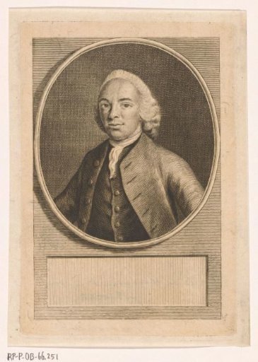 Portrait of the writer Cornelis van Hoogeveen Jr.