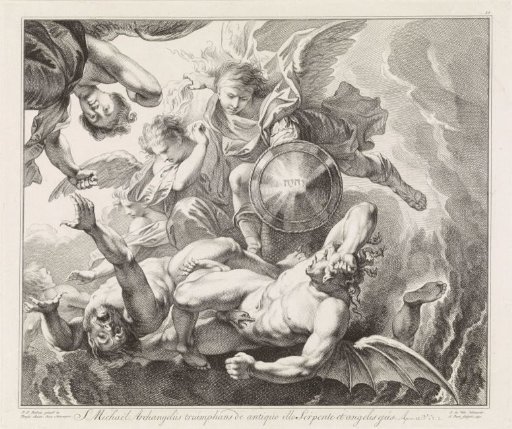 Saint Michael Fighting the Devils