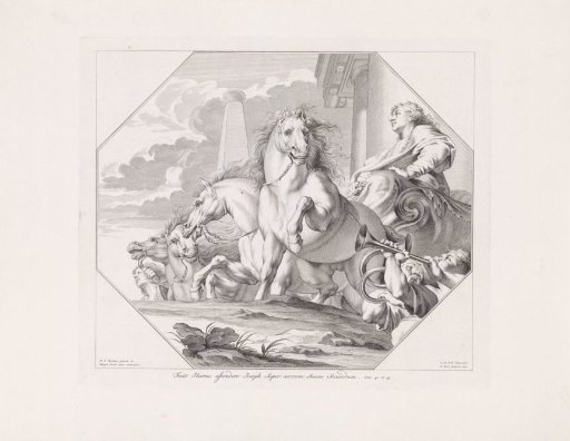 Joseph in the chariot of victory, appointed by Pharaoh over all Egypt