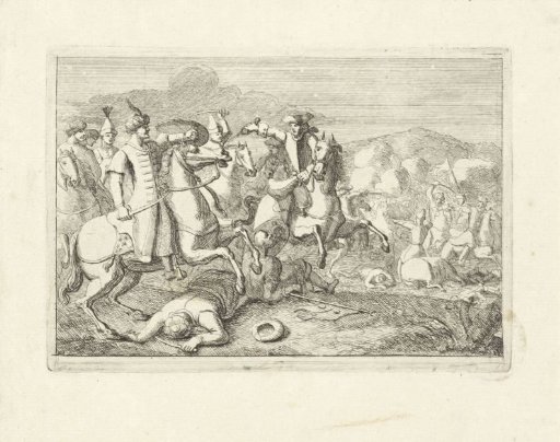 Cavalry Fight with Oriental Riders