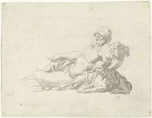 River God and Sphinx