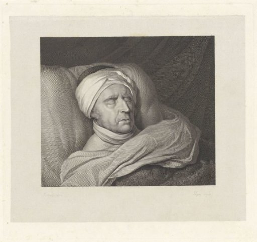 Willem Bilderdijk on His Deathbed