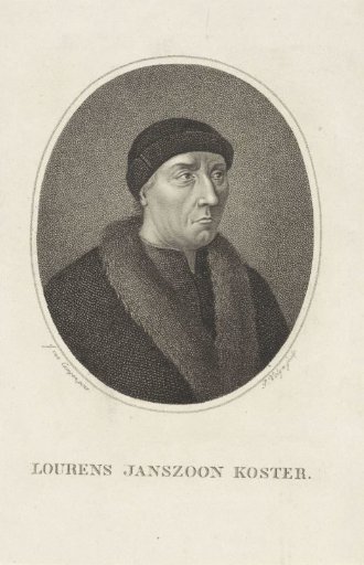 Portrait of Laurens Jansz. Coster