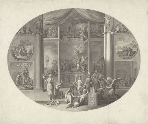 Religious allegorical representation