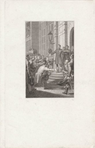 Arrival of William I Frederick, King of the Netherlands in The Hague, 1813