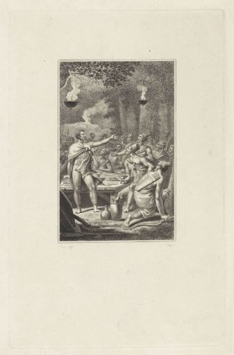 Conspiracy of Claudius Civilis with the Batavians in the Schakerbos