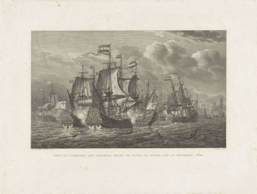 Naval Battle at Dungeness, 10 December 1652
